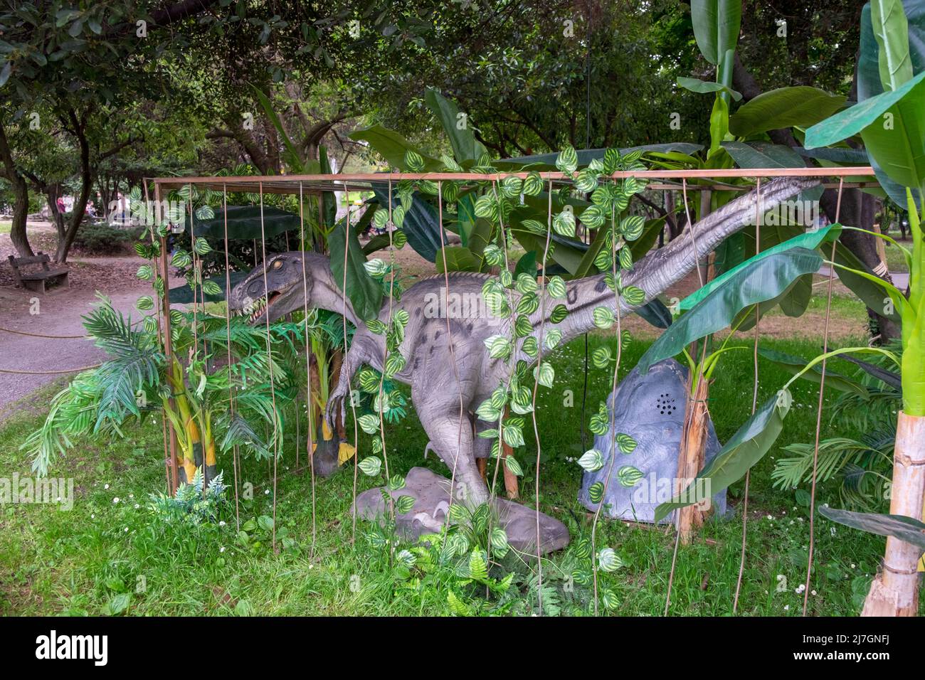 Dinosaur cage hi-res stock photography and images - Alamy
