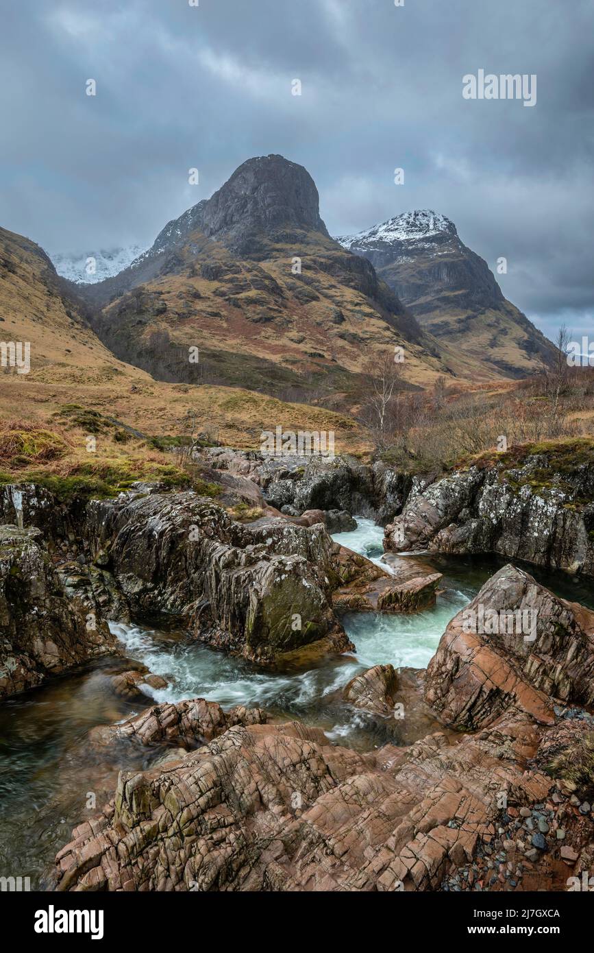 Beautiful landscape image of vibrant River Coe flowing beneath ...