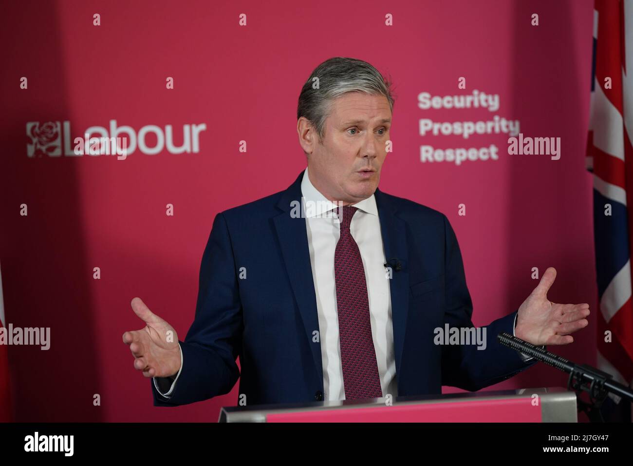 Labour Leader Sir Keir Starmer Makes A Statement At Labour Party Headquarters In London Sir 