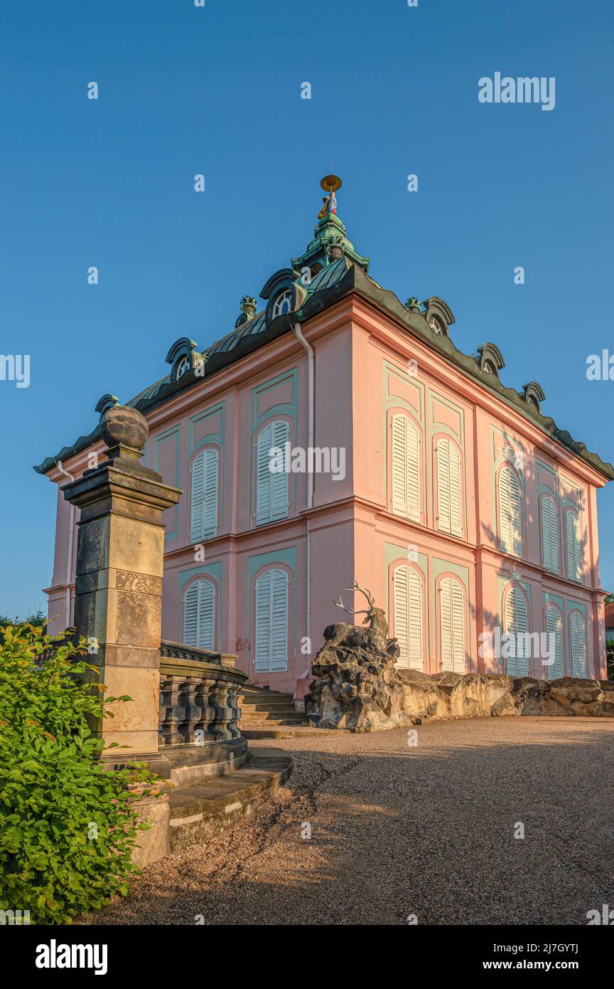 Pheasant Castle (Fasanenschloesschen) near Moritzburg Castle, Saxony, Germany Stock Photo