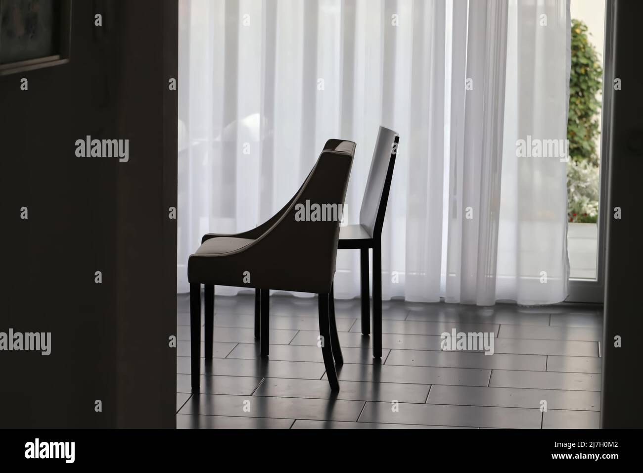 black and white interior Stock Photo - Alamy