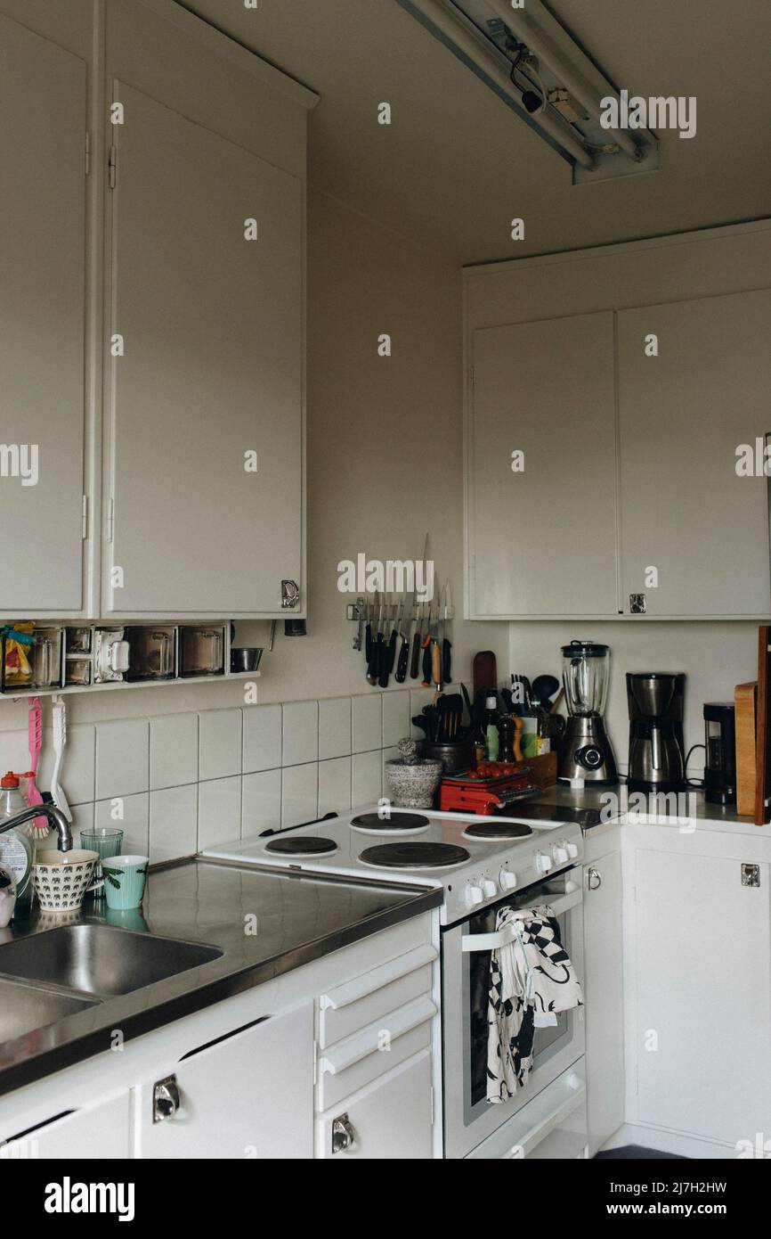 Interior of kitchen at home Stock Photo