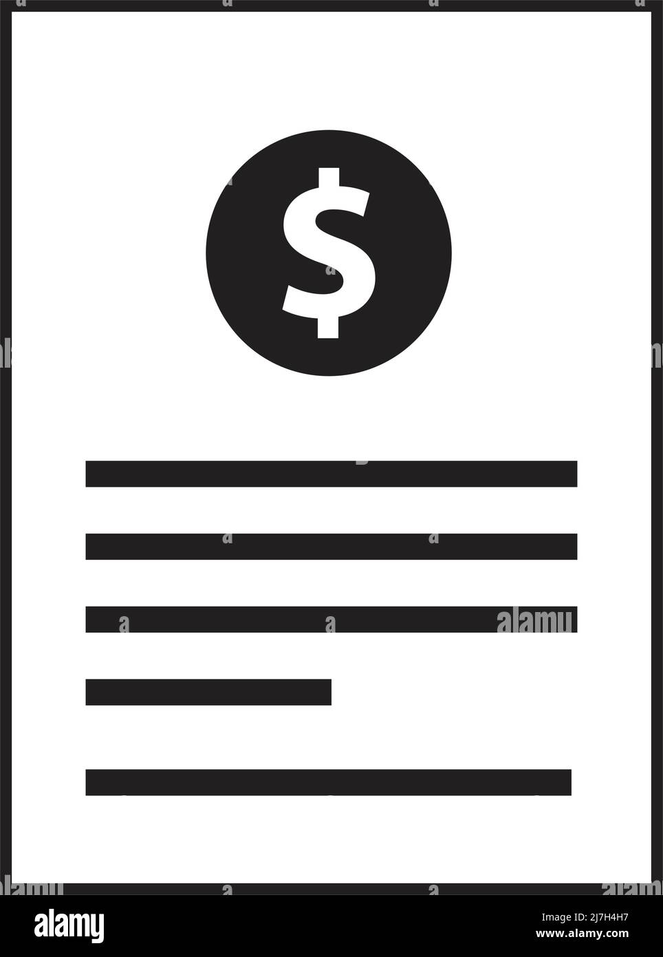 Record icon vector for business file data and documentation report in a glyph illustration Stock Vector