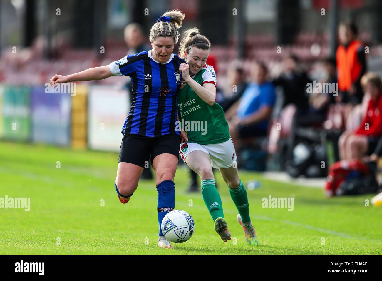 May 7th, 2022, Cork, Ireland Women's National League Cork City 1 Athlone Town 4 Stock Photo