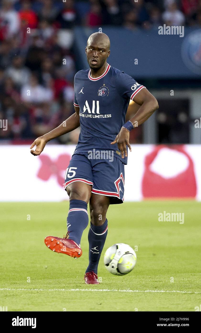 May 8, 2022, Paris, France: Danilo Pereira of PSG during the French  championship Ligue 1 football match between Paris Saint-Germain and ESTAC  Troyes on May 8, 2022 at Parc des Princes stadium