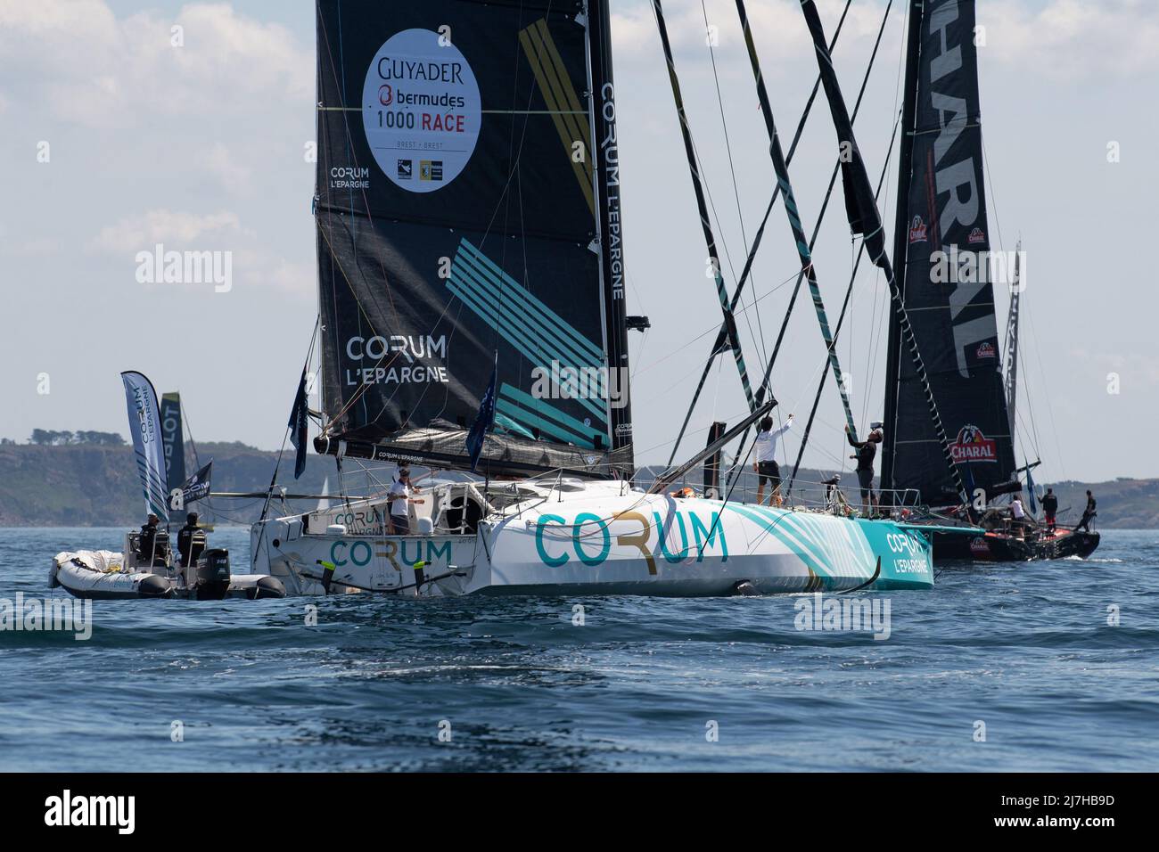 Nicolas Troussel CORUM L EPARGNE during the start of the Guyader