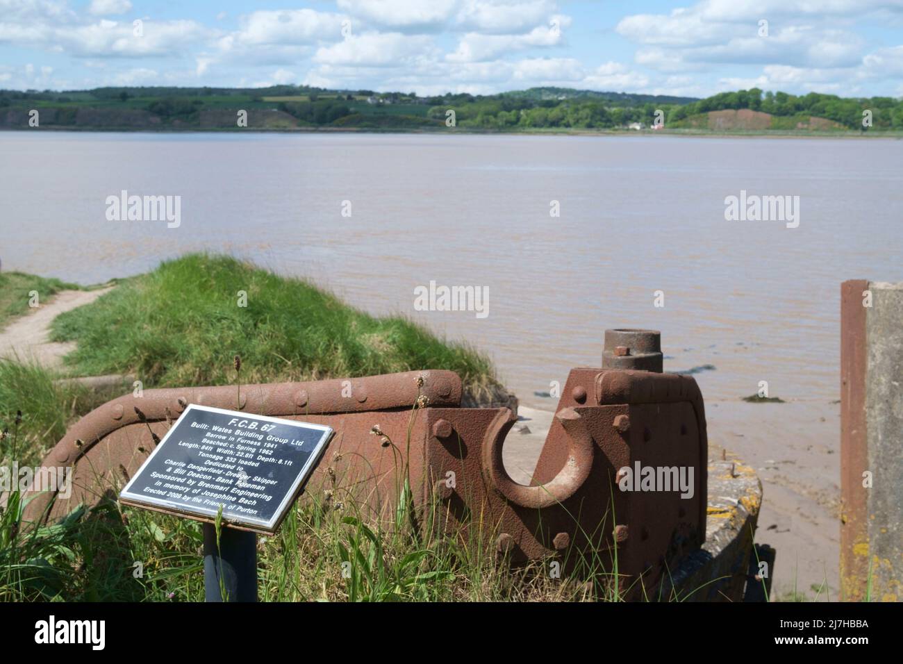 The Hulks and wrecks on the Banks of the river Severn at Purton Glos UK