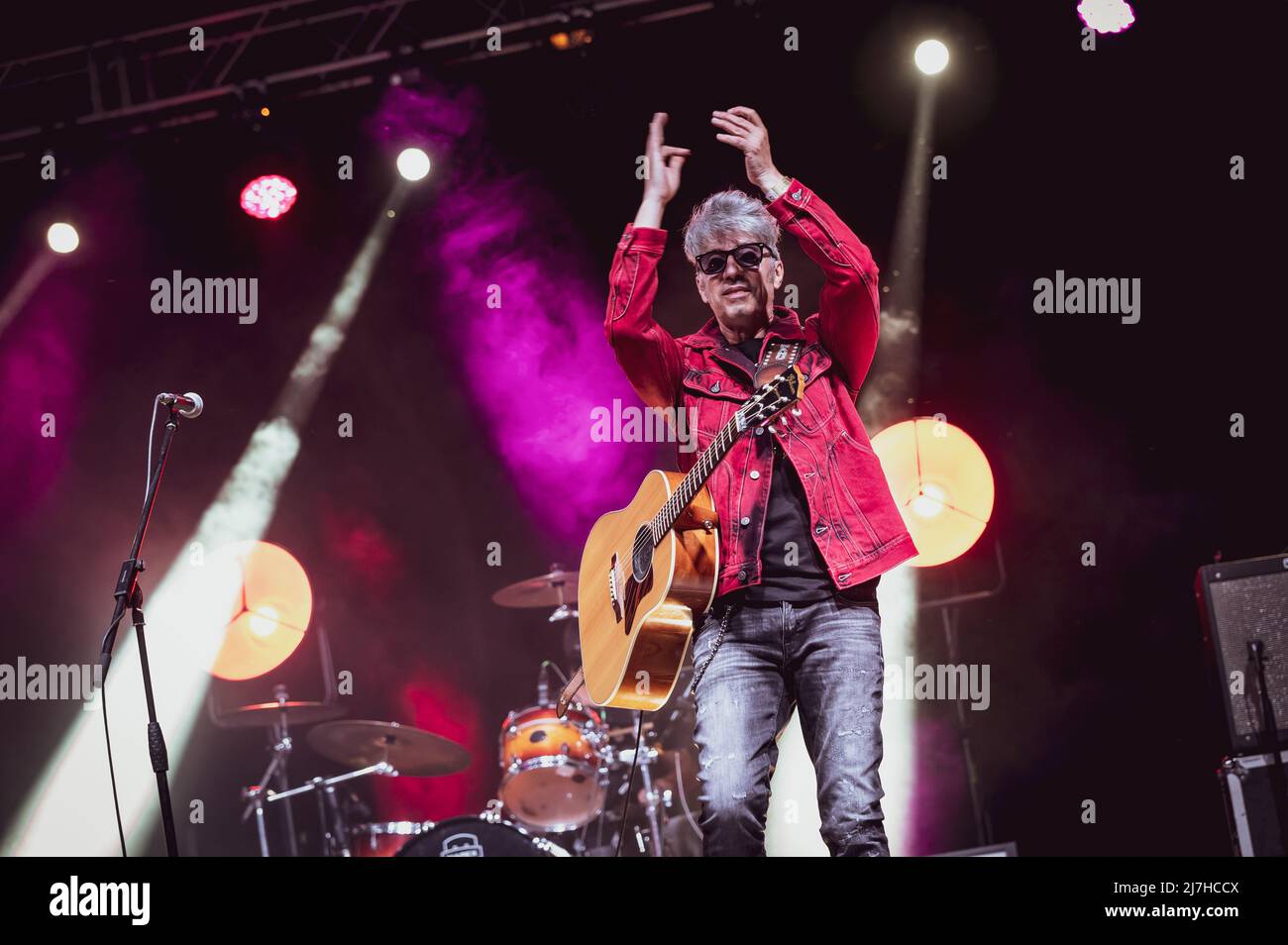 Concierto de La Guardia en #LasNochesDelEbro Stock Photo