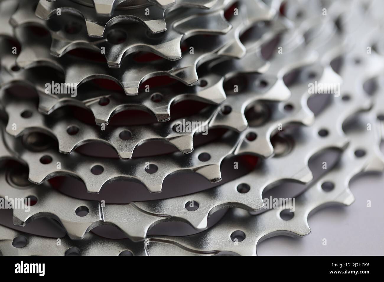 Bicycle roller chain, part of vehicle that transfer power from pedals