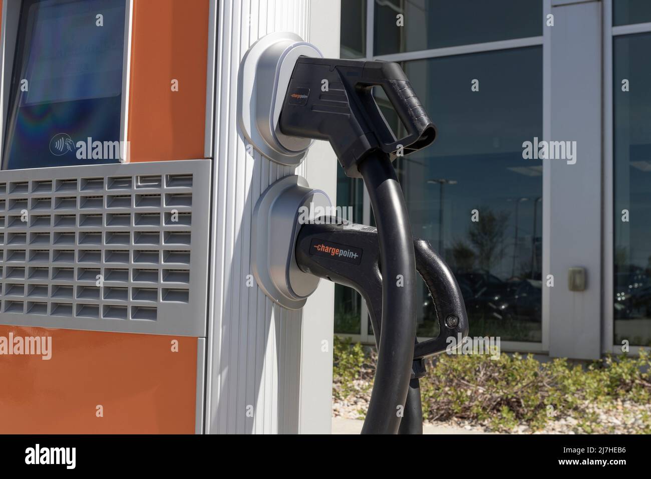Noblesville - Circa May 2022: ChargePoint EV Charging Station ...