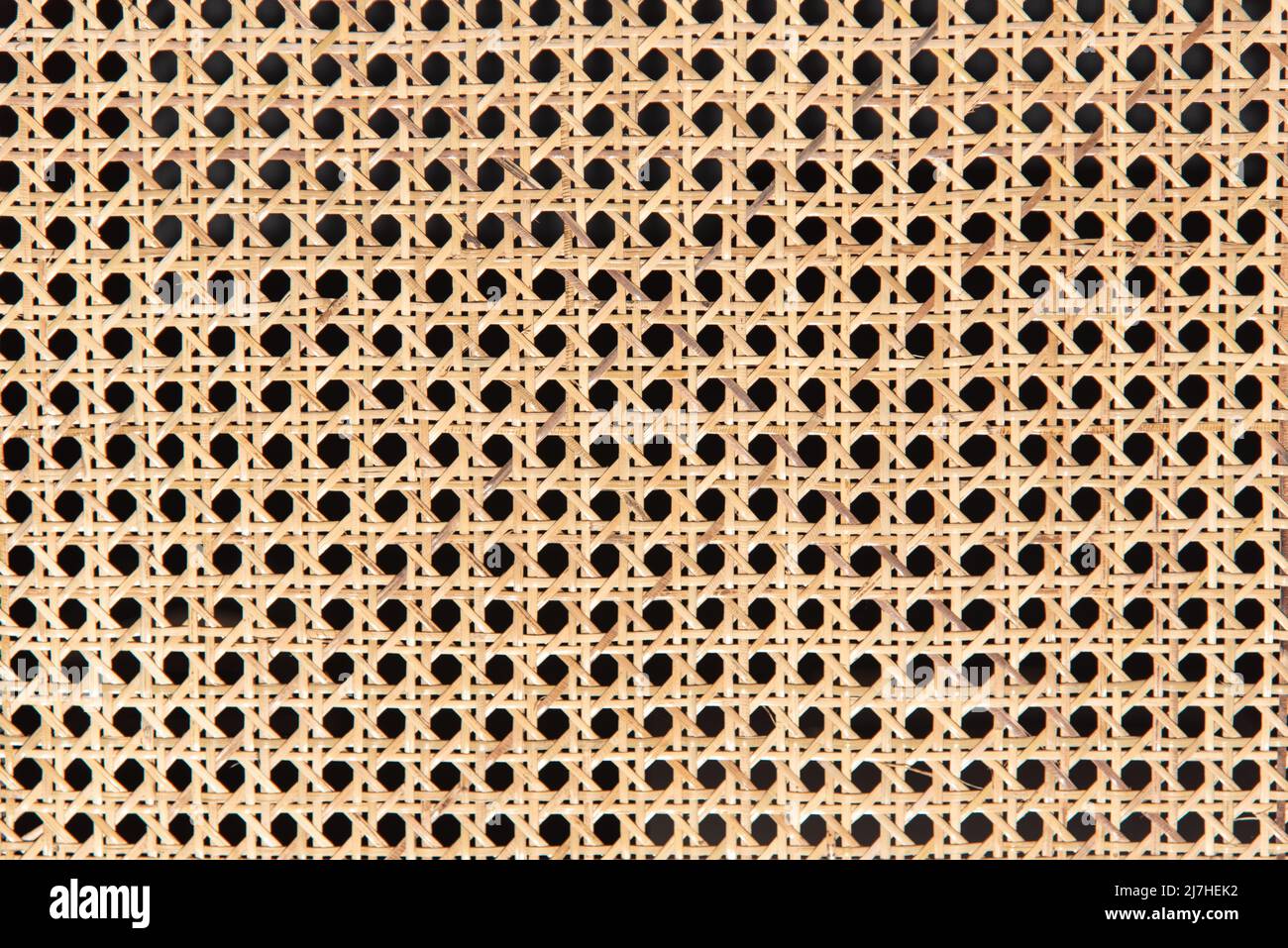 Patterns and structures of woven raffia Stock Photo