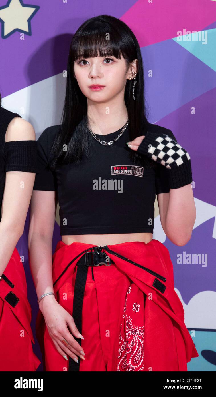 8 May 2022 - Seoul, South Korea : Hikaru from Japan, K-Pop girl group Kep1er,  arrived photo call for the 'KCON 2022 Premiere in Seoul' at CJ ENM Center  in Seoul, South