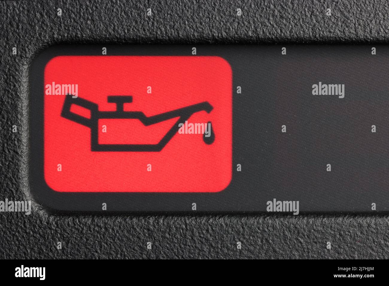 oil pressure warning light in car dashboard Stock Photo Alamy