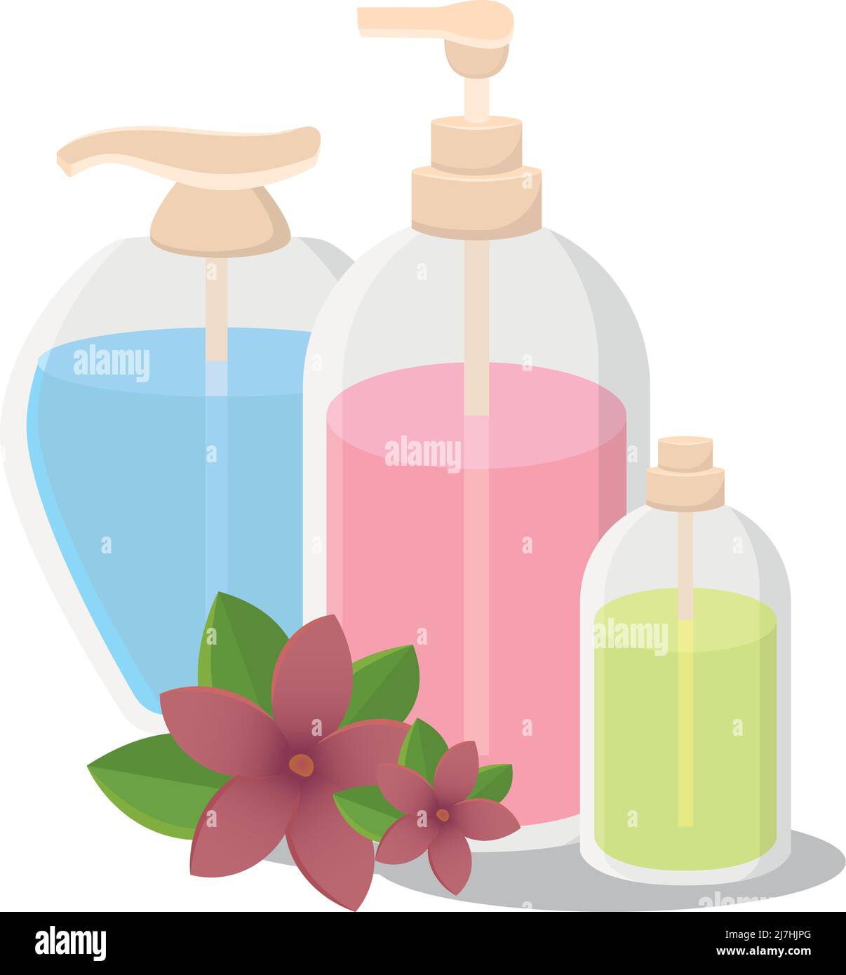 Isolated colors fragance spa vector illustration Stock Vector