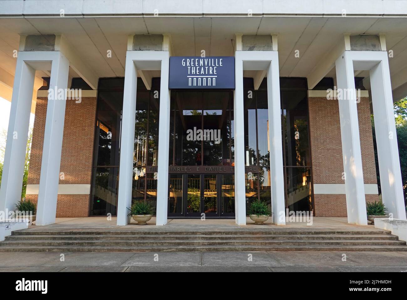 Greenville Theatre building in Greenville SC Stock Photo Alamy