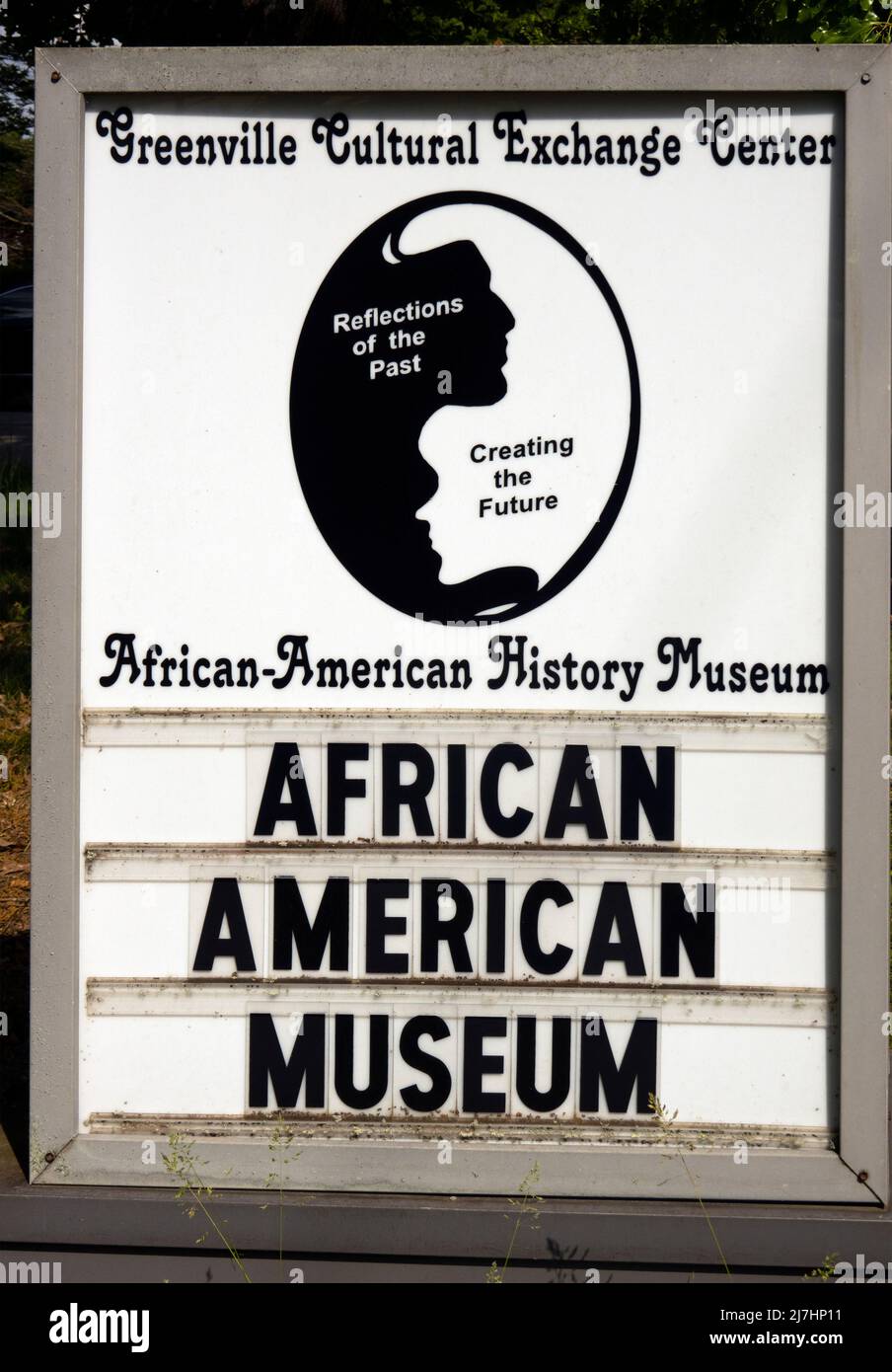 Greenville cultural exchange is an African American history museum in Greenville SC Stock Photo