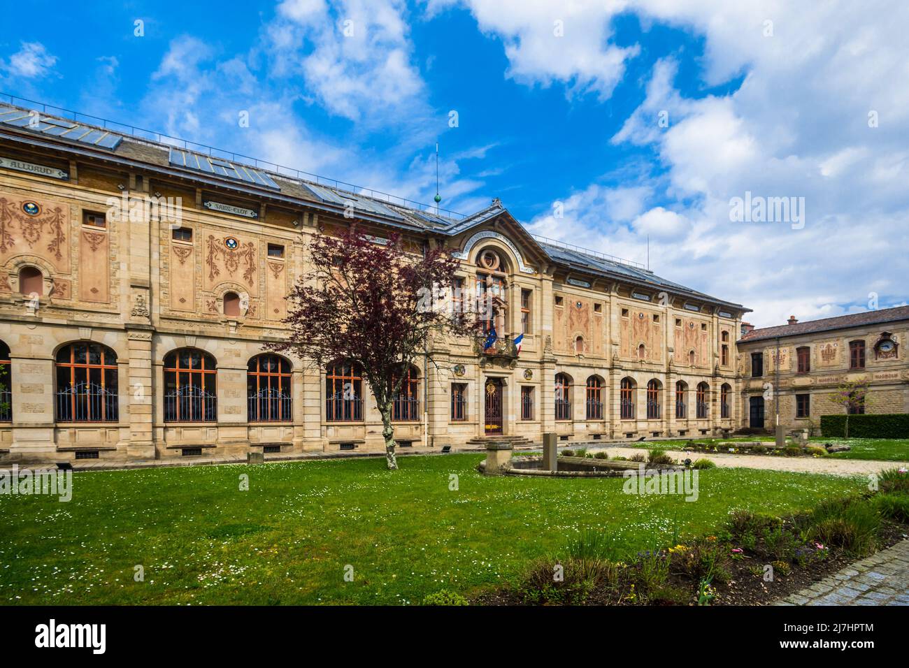 Classical front of the Musée National Adrien Dubouche ceramics and