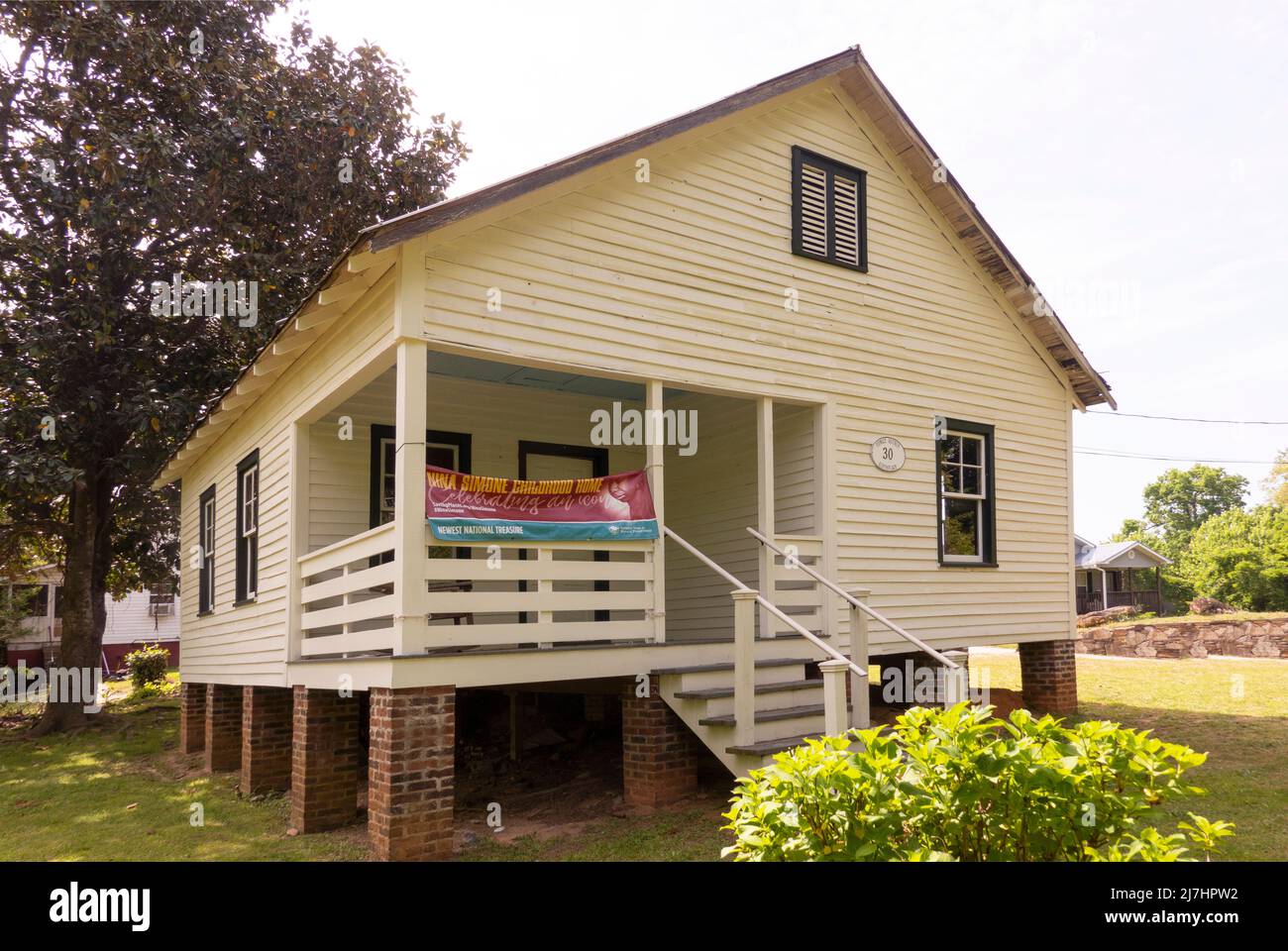 Nina Simone childhood home in Tryon North Carolina Stock Photo