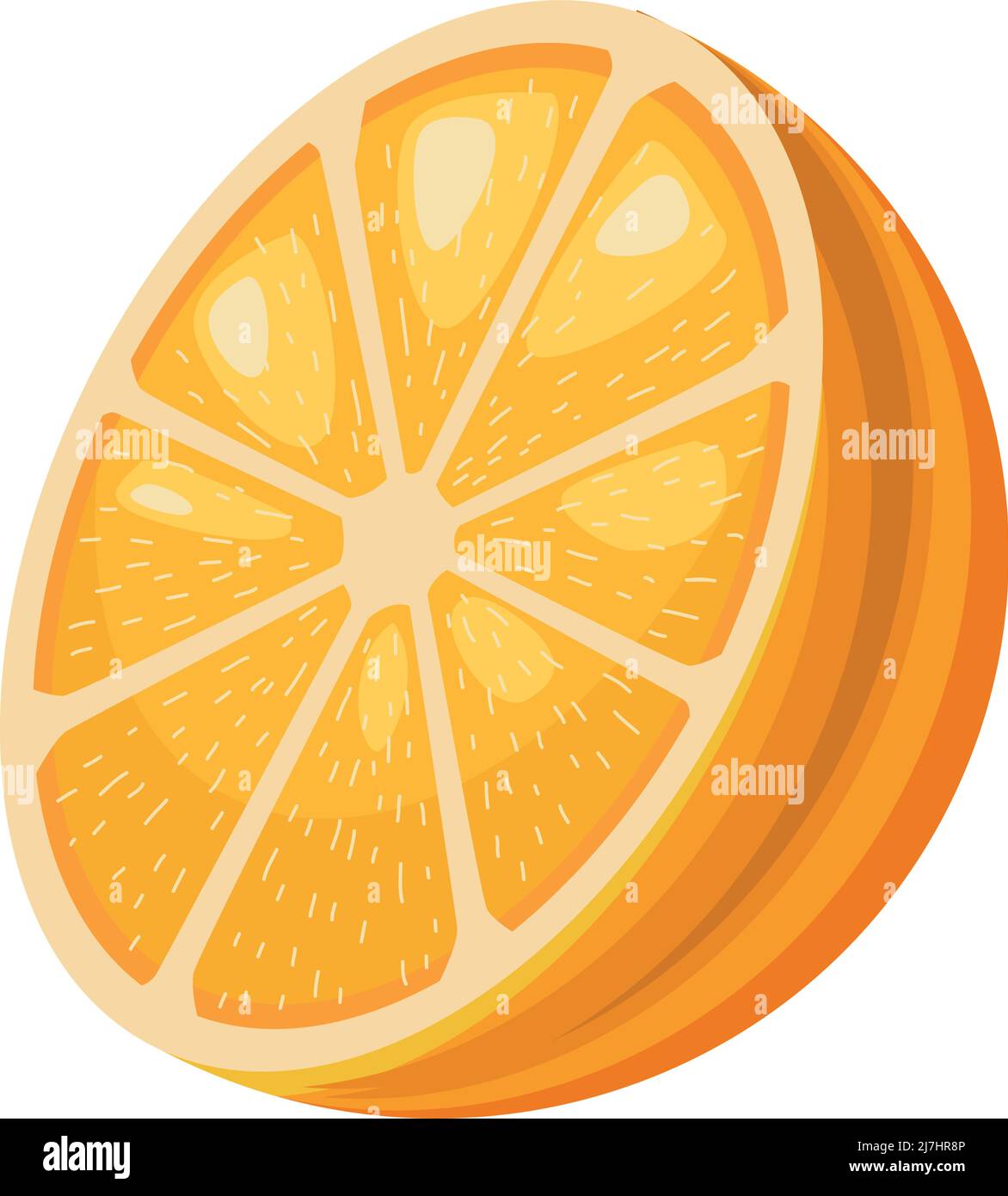 fresh orange fruit Stock Vector Image & Art - Alamy