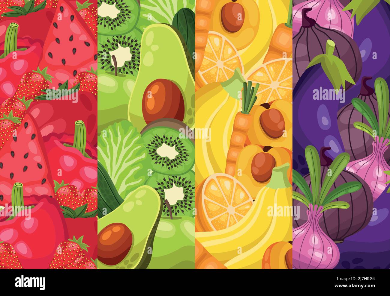 fruits and vegetables labels Stock Vector Image & Art - Alamy