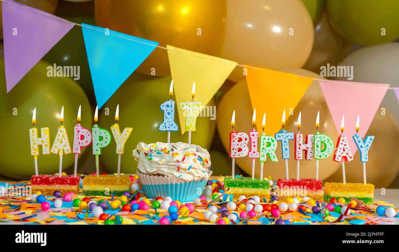 Cake Candle 17 Hi Res Stock Photography And Images Alamy