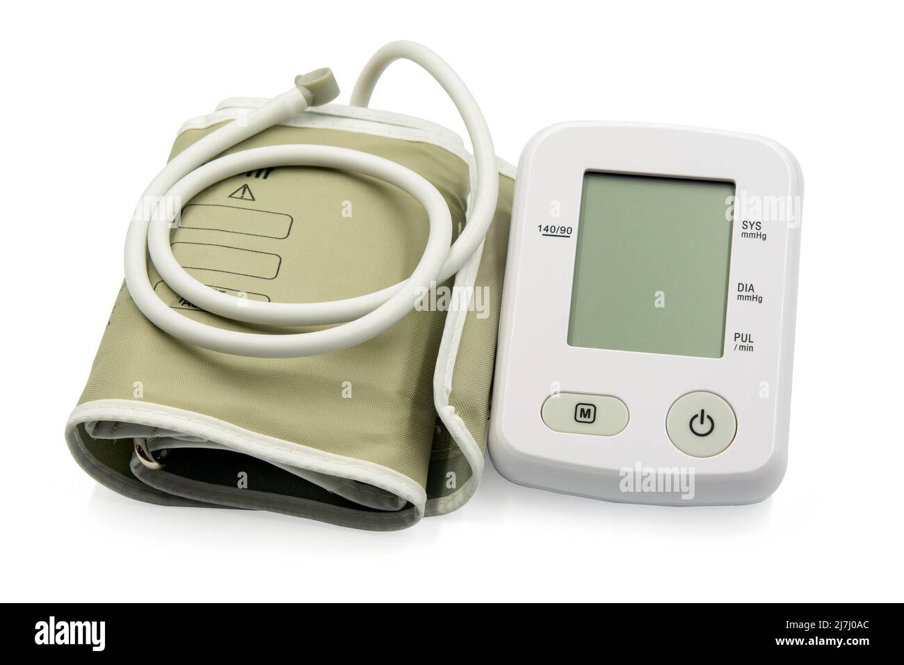 Sphygmomanometer, blood pressure monitors, isolated on white background
