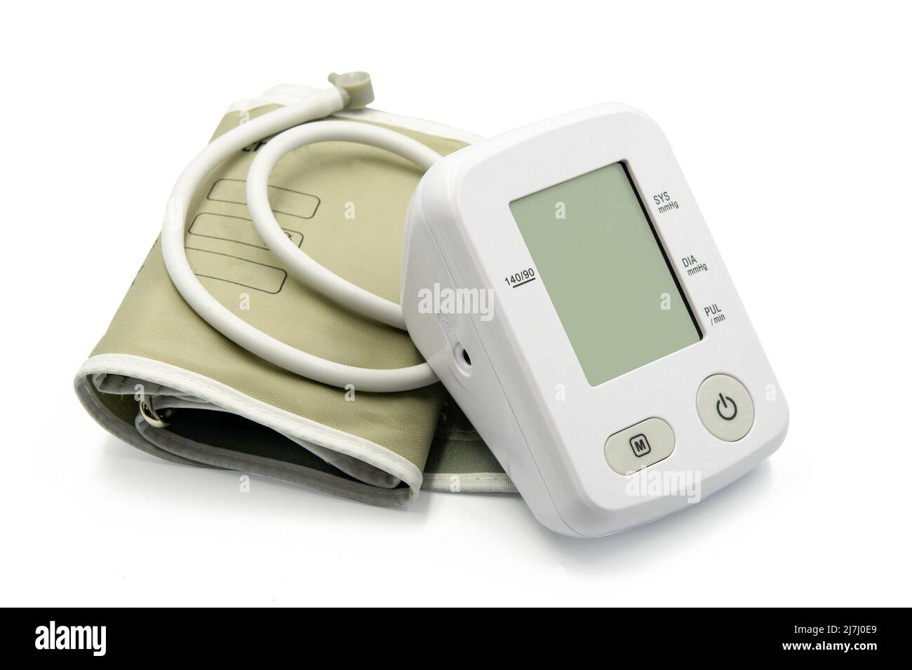 Sphygmomanometer, blood pressure monitors, isolated on white background