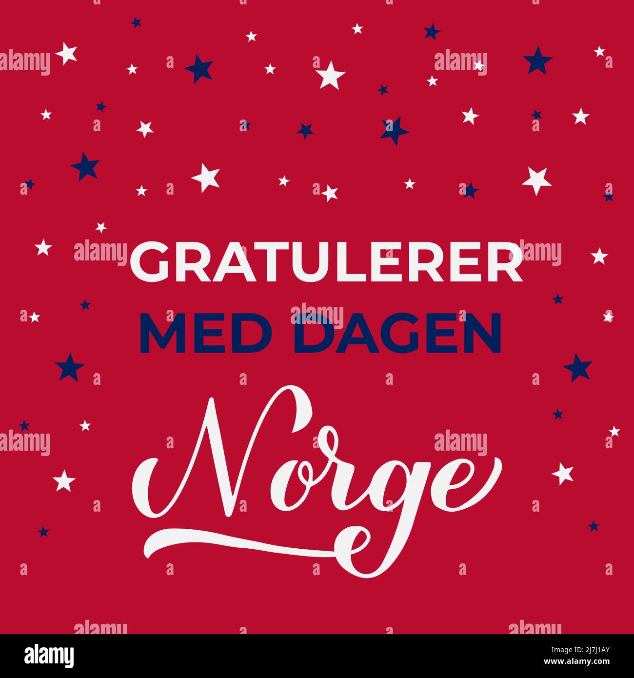 Norway Constitution Day Banner. Happy Birthday Norway lettering in  Norwegian. National holiday celebration on May 17. Vector template for  typography p Stock Vector Image \u0026 Art - Alamy, image size:1300x1390