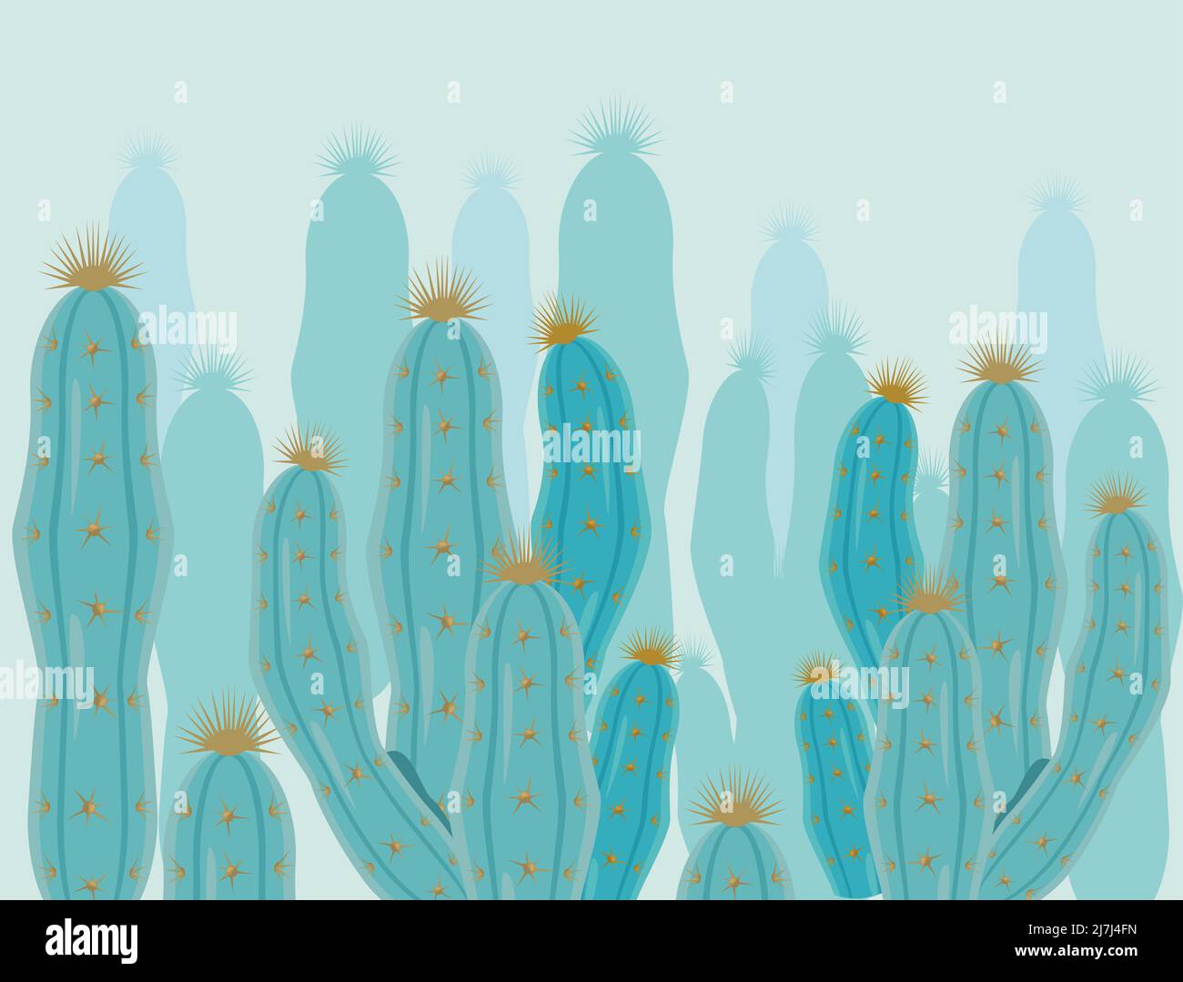 cactus deserts plants Stock Vector Image & Art - Alamy