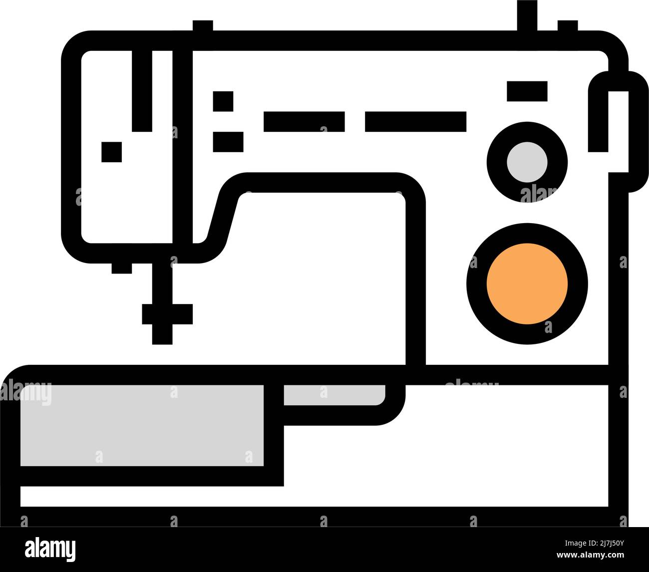 sewing machine color icon vector illustration Stock Vector Image & Art ...