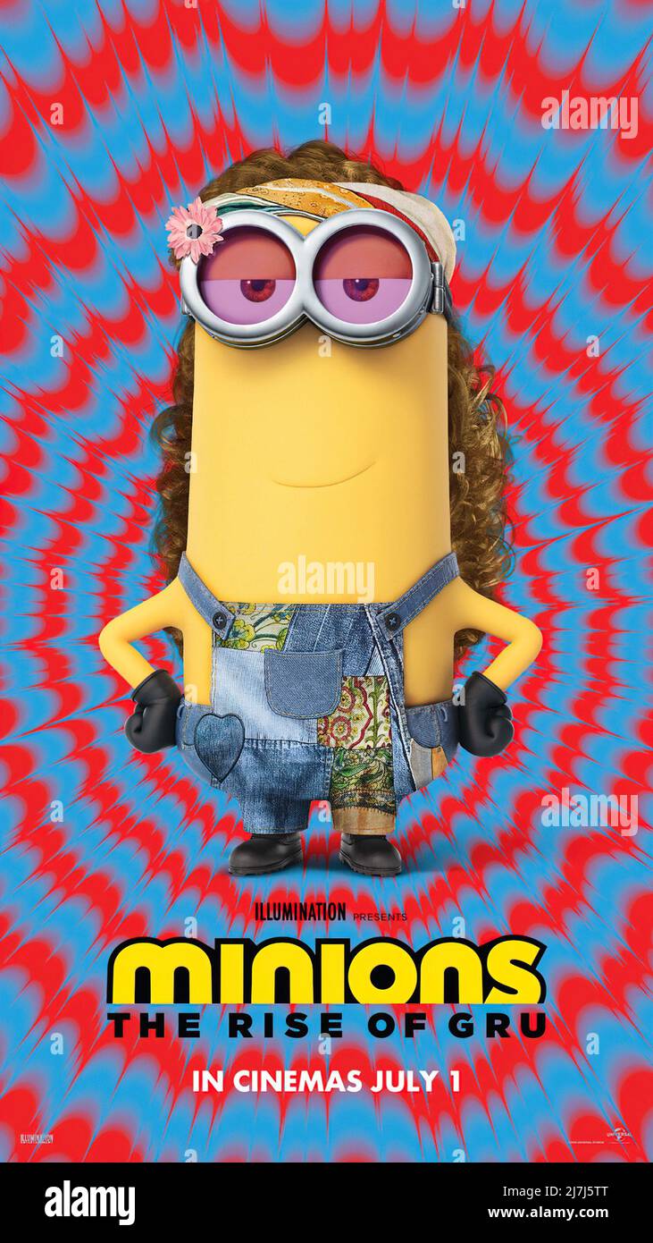 MINIONS: THE RISE OF GRU, (aka MINIONS 2: THE RISE OF GRU), character  poster, Kevin (voice: Pierre Coffin), 2022. © Universal Pictures / Courtesy  Everett Collection Stock Photo - Alamy