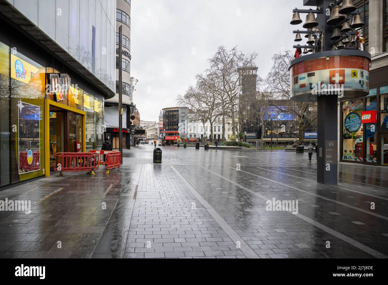 Parts of London are quiet again as the capital enters Tier 5 Lockdown