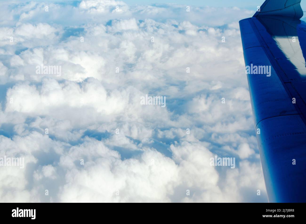 View of the Clouds from the Airplane window Stock Photo - Alamy