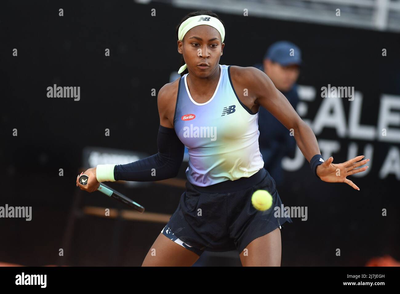 Coco Gaff during the WTA Tennis Open tournament at the Foro Italico News  Photo - Getty Images