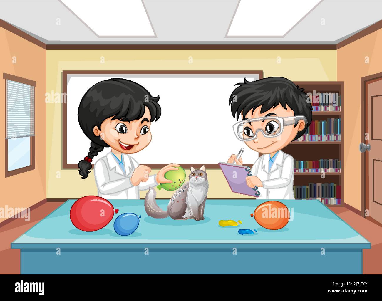 Electrostatic cat Stock Vector Images Alamy