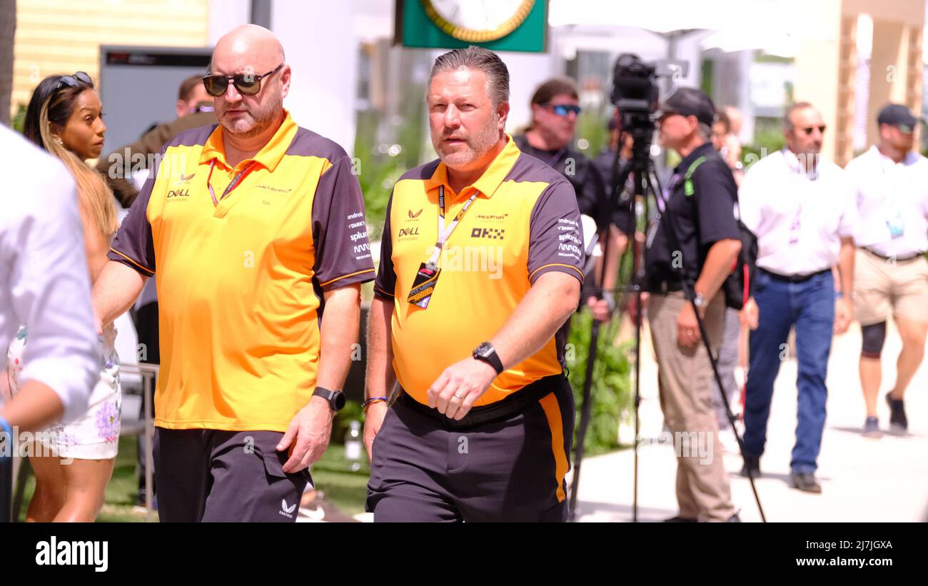 May 6th 2022 Zak Brown CEO For McLaren F1 Team During The Formula 1 Crypto Miami Grand 