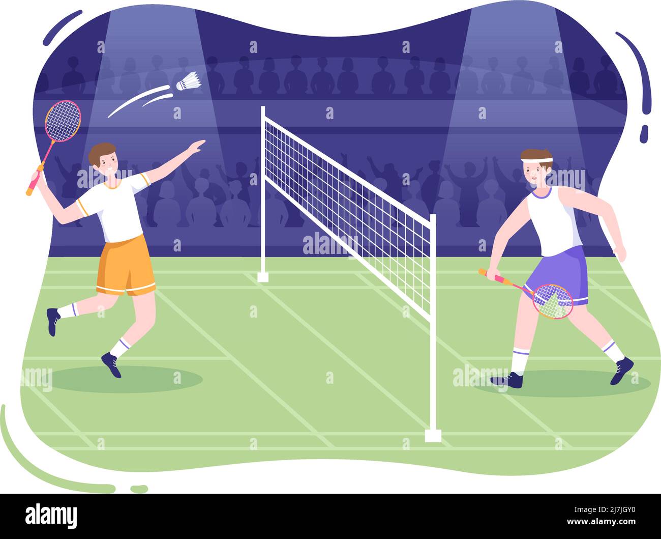 Player badminton Cut Out Stock Images & Pictures - Page 2 - Alamy