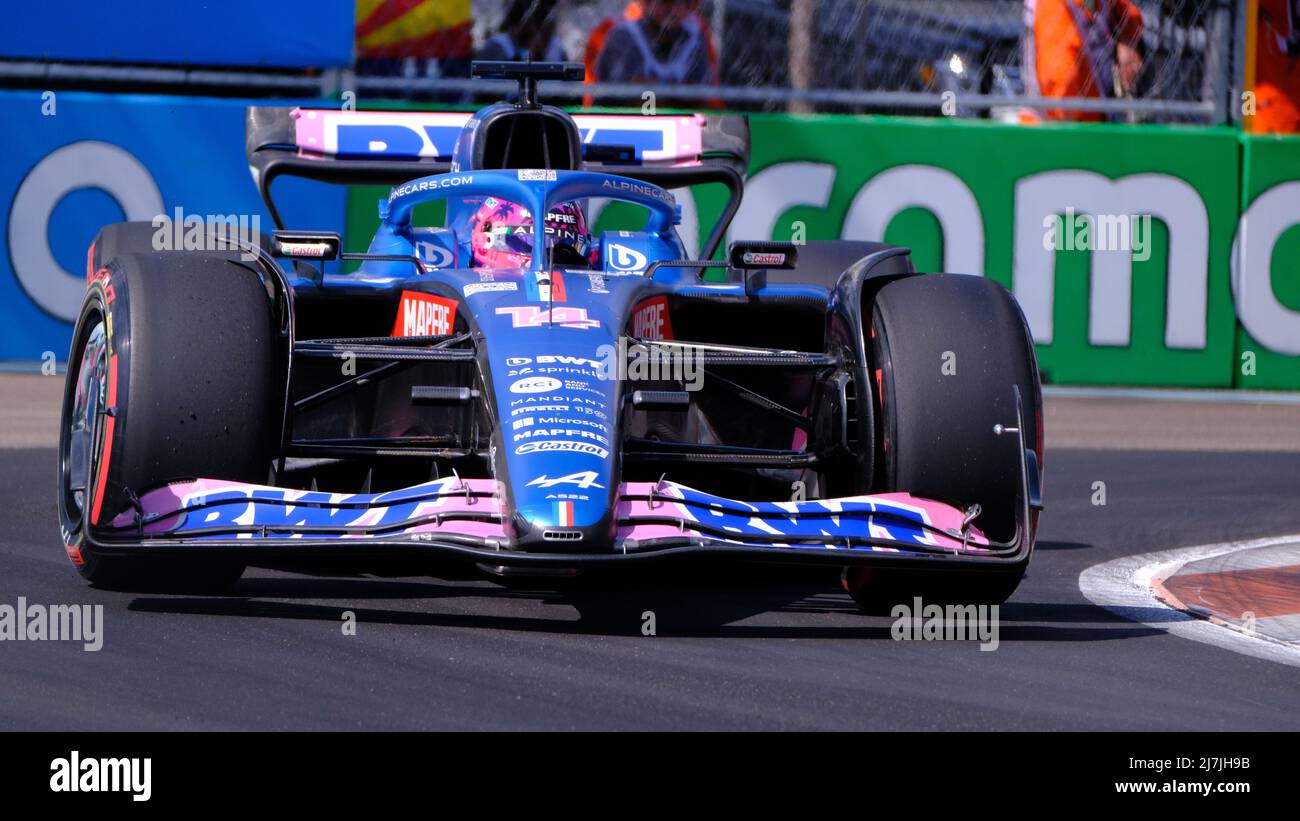 May 6th, 2022: Fernando Alonso, BWT Alpine F1 team driver #14 during the  Formula 1 Crypto.com Miami Grand Prix in Miami, FL . Jason Pohuski/CSM  Stock Photo - Alamy