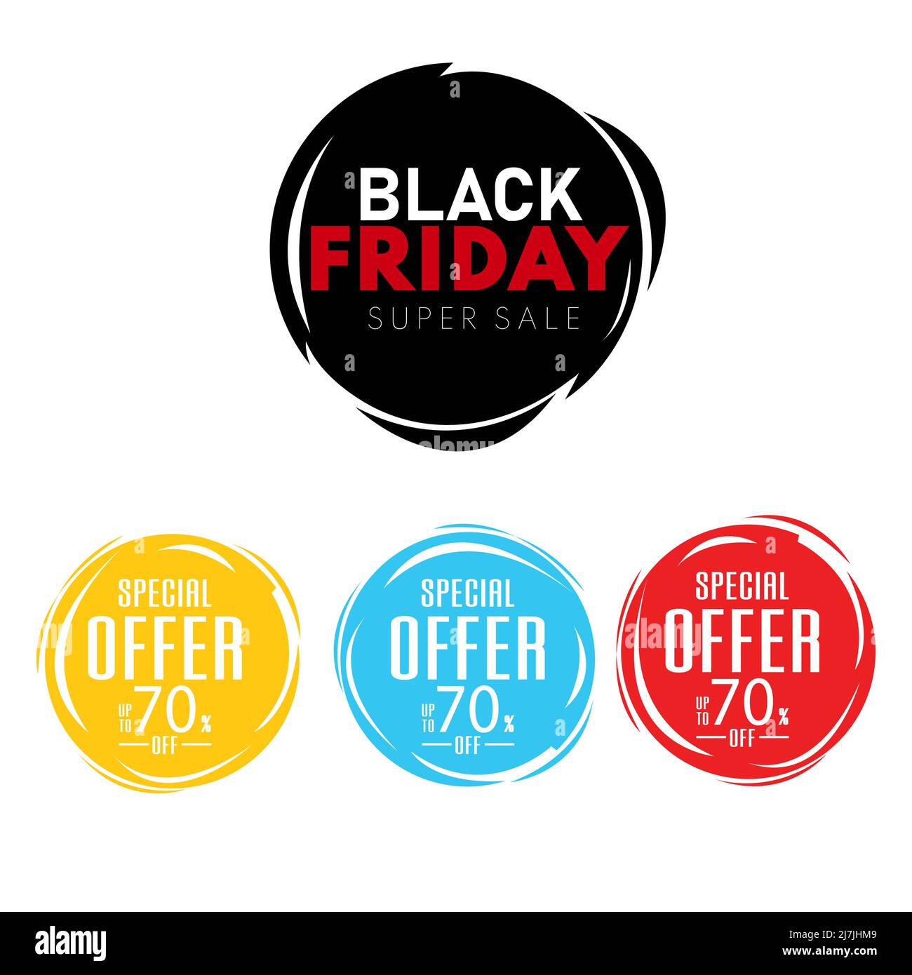 black Friday ,best price, Special offer , low price round bubbles tag design vector Stock Vector