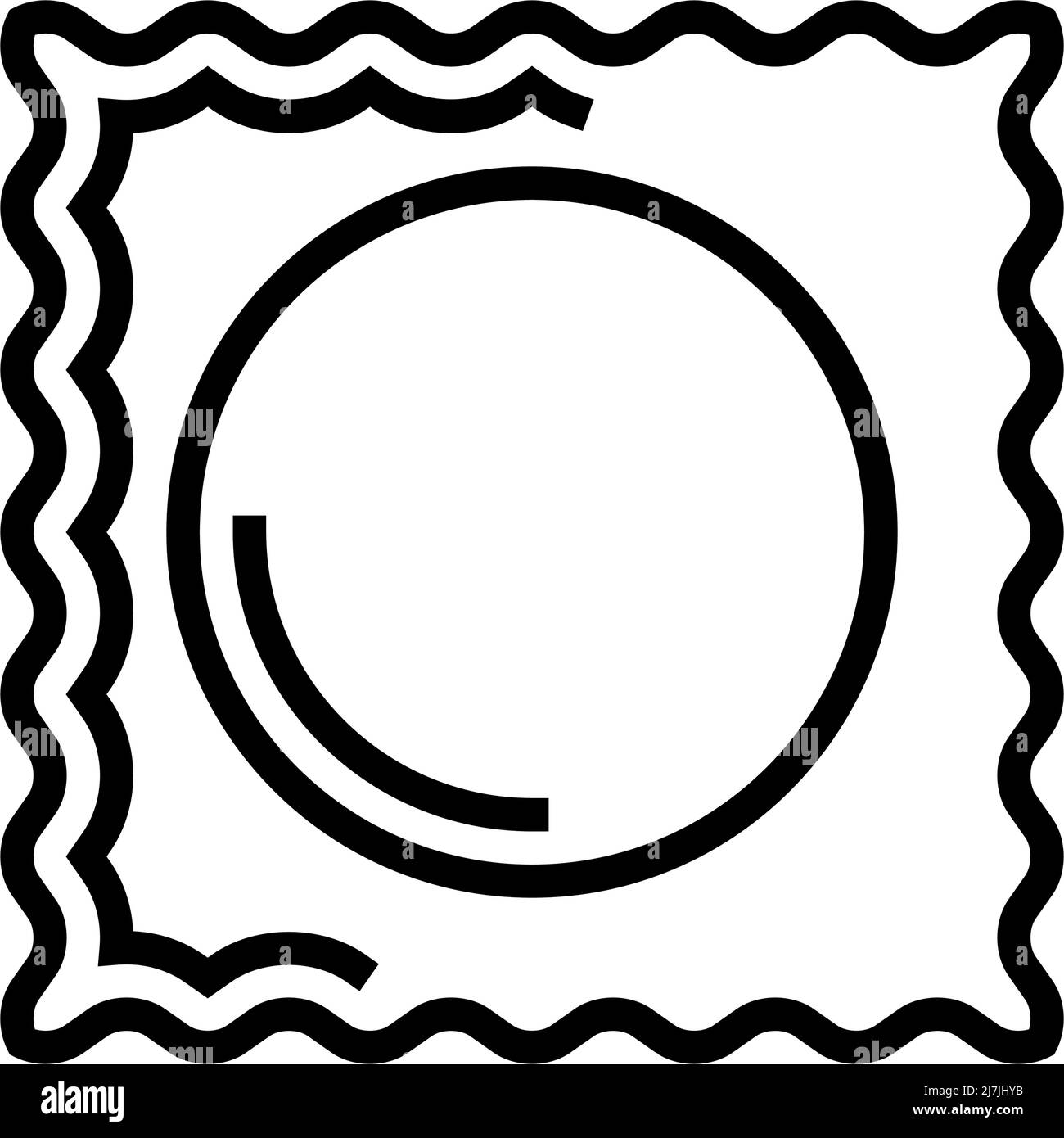 ravioli pasta line icon vector illustration Stock Vector Image & Art ...