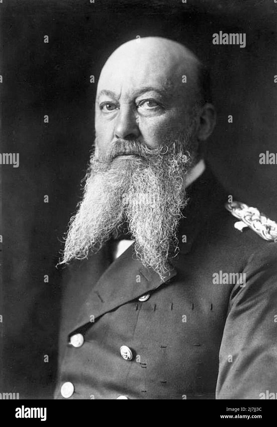 The 'Builder of the German fleet' Grand Admiral Alfred von Tirpitz  (Bundesarchiv Bild 134-C1743, Alfred von Tirpitz) Stock Photo