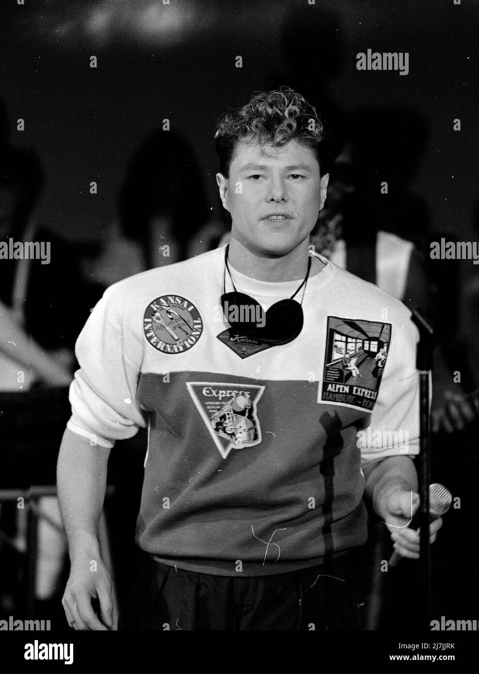 Dan Hartman performs on American Bandstand in 1985 Credit Ron Wolfson