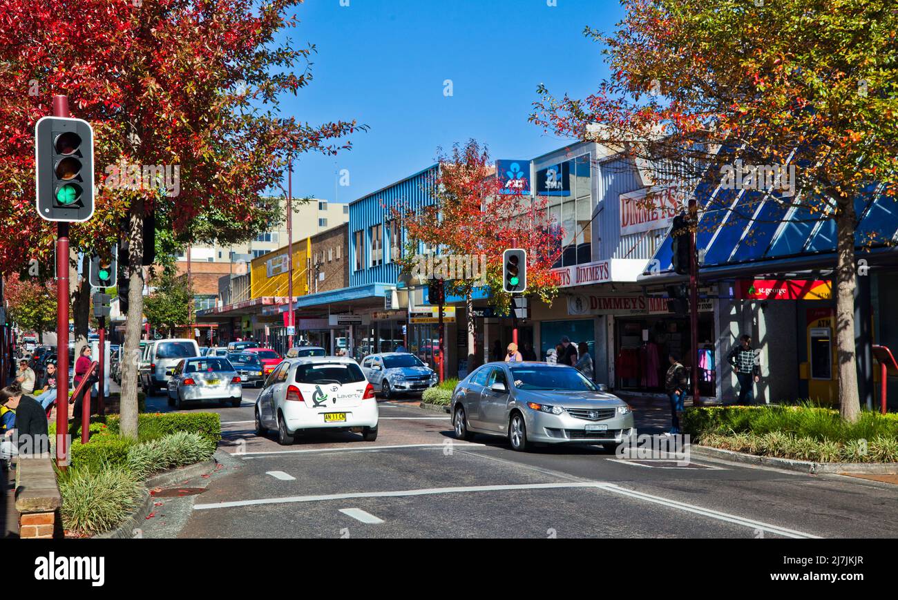 Australia New South Wales Central Coast Gosford View Of Mann Street Gosfords Main 8156