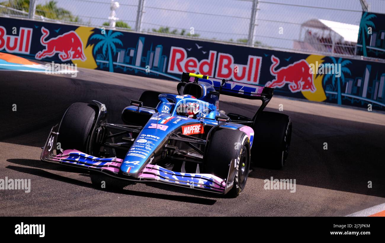 May 8th, 2022: Esteban Ocon, BWT Alpine F1 team driver #31 during the  Formula 1 Crypto.com Miami Grand Prix in Miami, FL . Jason Pohuski/CSM  Stock Photo - Alamy