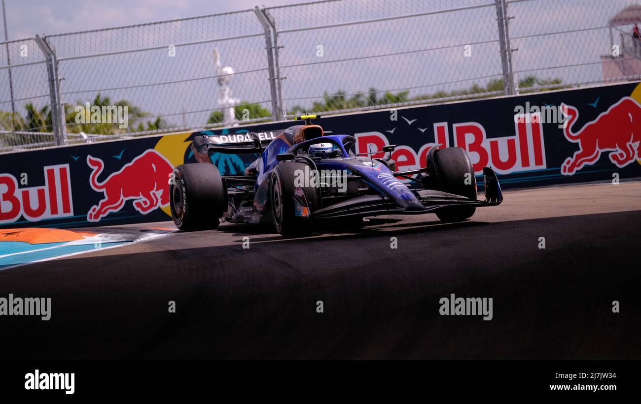 May 8th, 2022: Nicholas Latifil, Williams Racing team driver #6 during the  Formula 1 Crypto.com Miami Grand Prix in Miami, FL . Jason Pohuski/CSM  Stock Photo - Alamy