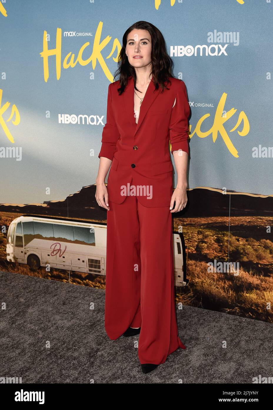 Jen Statsky walking on the red carpet at the HBO Max 