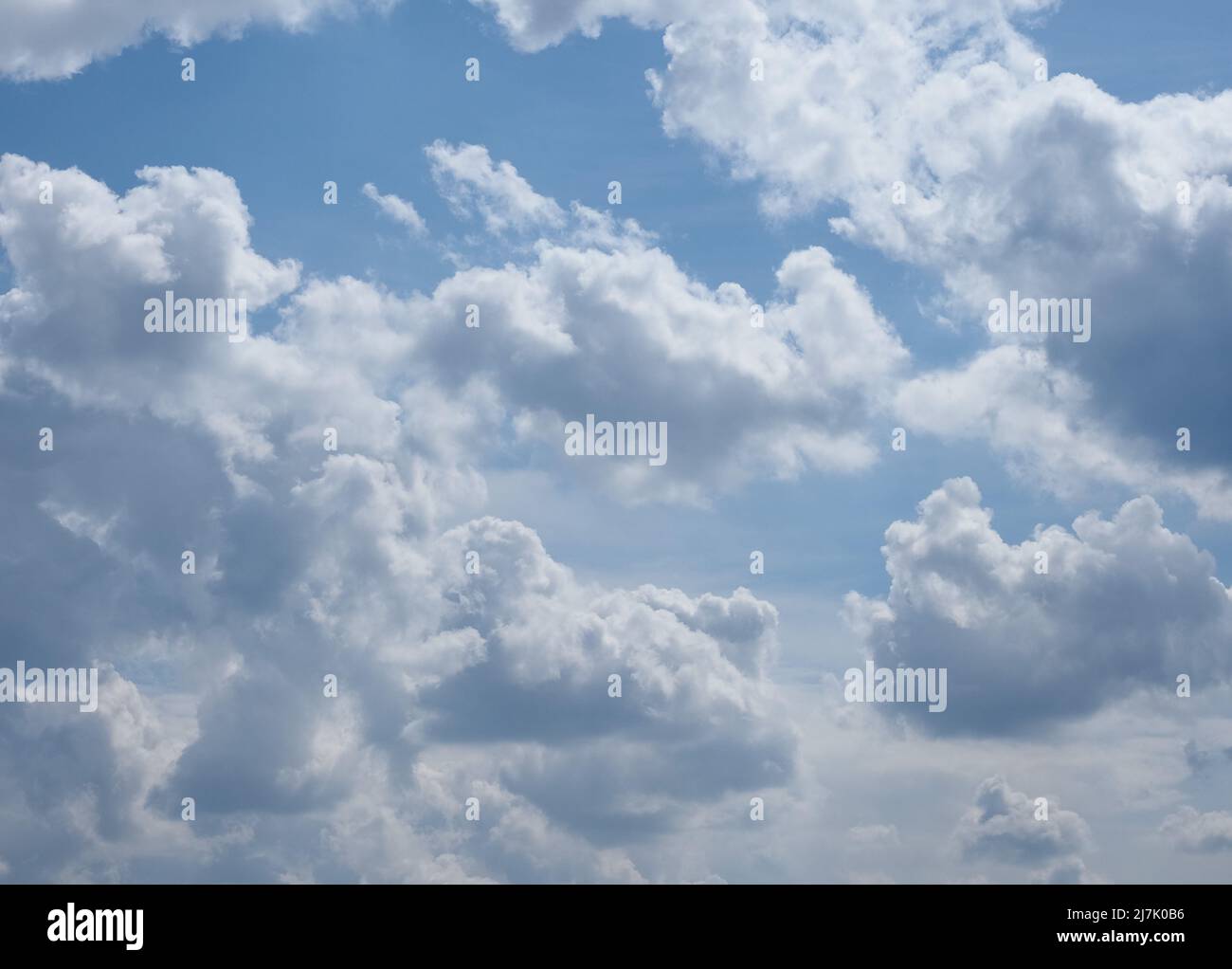 dramatic stormy blue sky with dark clouds useful as a background Stock ...