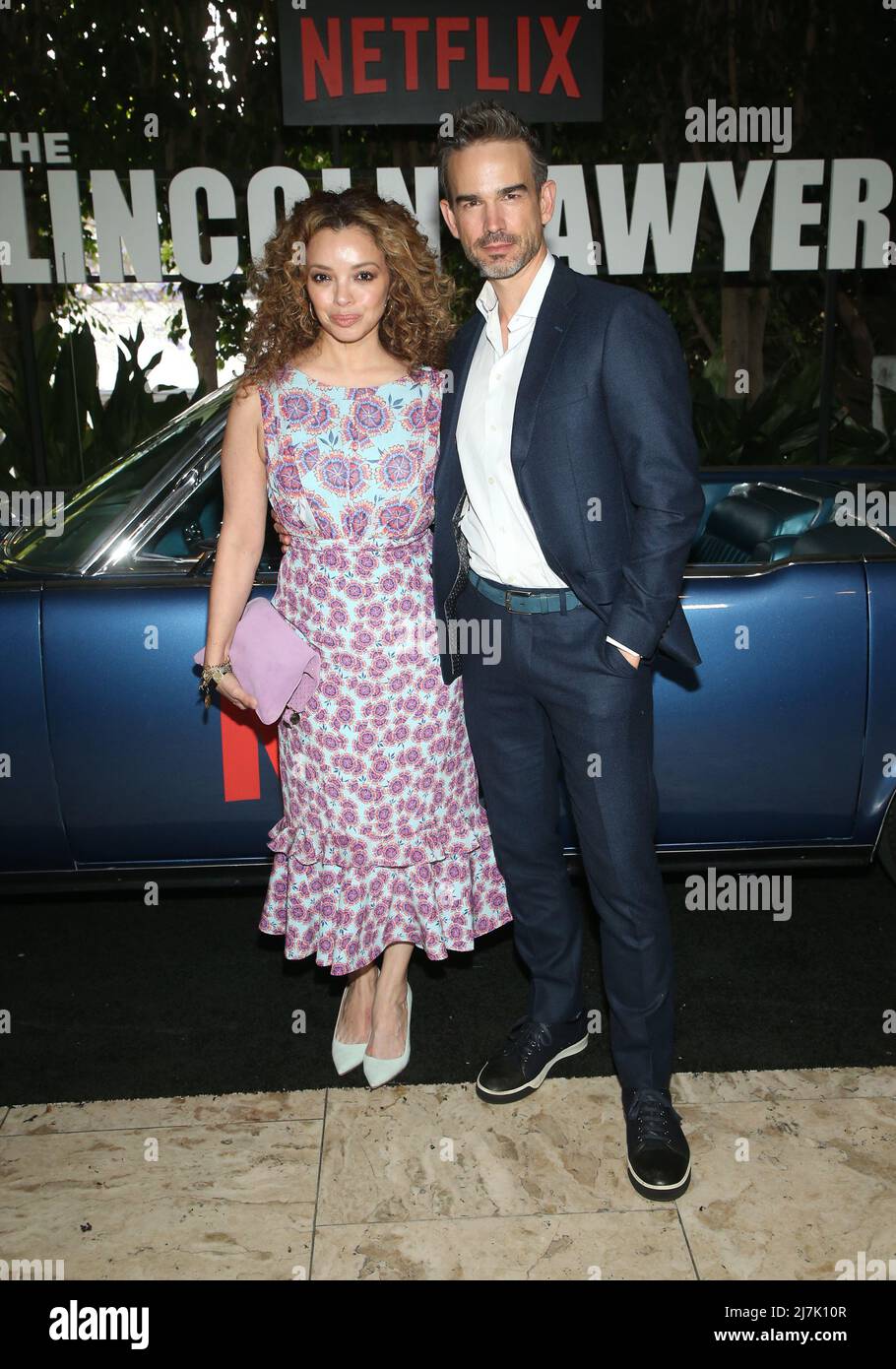 West Hollywood, California, USA. 9th May, 2022. Anel Lopez Gorham, Christopher Gorham. The Netflix Premiere of The Lincoln Lawyer held at The London West Hollywood. Credit: FS/AdMedia Photo via/Newscom/Alamy Live News Stock Photo