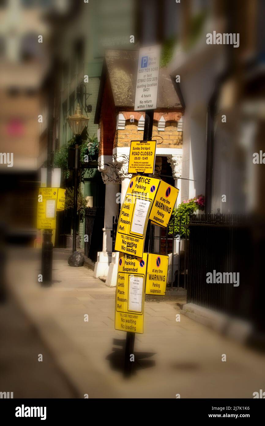 Road signs giving orders hires stock photography and images Alamy