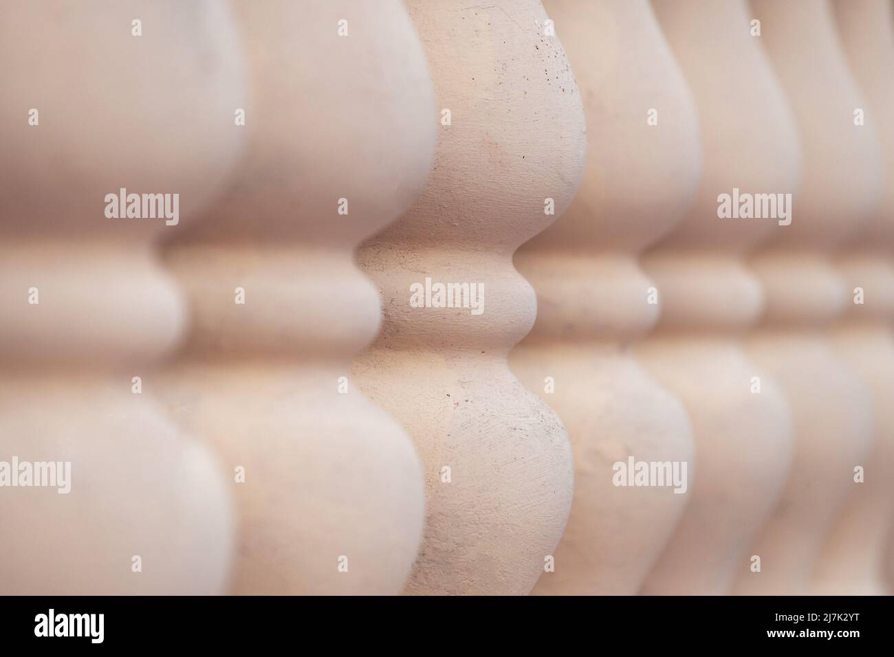 Baluster Pattern Concrete balusters forming pattern with selective focus Stock Photo - Alamy